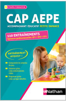 CAP Accompagnement éducatif petite enfance 110 entraînements Epreuves professionnelles EP1 EP2 EP3 2024-2025