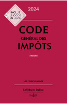 Code général des impôts 2024, annoté. 33e éd.