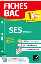 Fiches bac - SES 1re générale (spécialité)