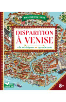 Disparition à Venise - livre avec carte