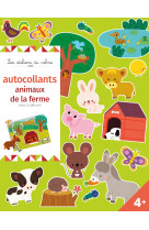 Autocollants animaux de la ferme - avec 6 décors