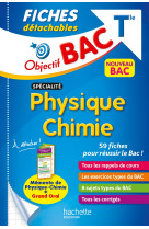 Objectif BAC Fiches détachables Spécialité Physique-Chimie Tle