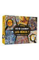 DISNEY - Coffret de jeu Cherche et trouve - Où se cachent les héros Disney ?