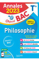 Annales Objectif BAC 2023 - Philosophie