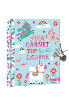 Mon carnet top secret licorne