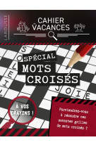 Cahier de vacances Larousse (adultes) spécial MOTS CROISES