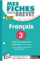 Mes Fiches ABC du Brevet Français 3e - NE