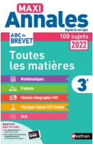 Maxi Annales Brevet 2022-Corrigé