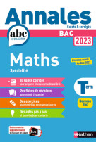 Annales BAC 2023 Maths Terminale - Corrigé