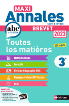 Maxi Annales Brevet 2023-Corrigé