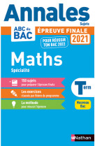 Annales BAC 2021 Maths Term - Non Corrigé