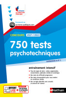 750 tests psychotechniques - Concours 2021/2022 - Catégories B et C N°43 (IFP) - 2021