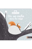 On se cache dans la neige