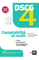 DSCG 4 - Comptabilité et audit - Manuel et applications - Millésime 2022-2023