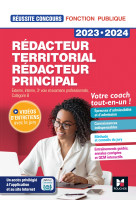 Réussite Concours - Rédacteur territorial/principal - 2023-2024 - Préparation complète