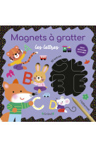 Magnets à gratter - Les lettres