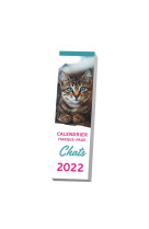 Le calendrier marque-page Chats 2022