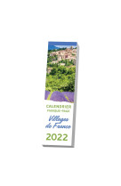 Le calendrier marque-page Villages de France 2022