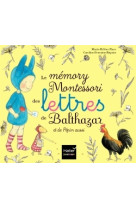 Le Mémory Montessori des lettres de Balthazar et de Pépin aussi