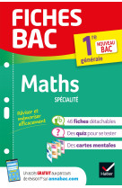 Fiches bac - Maths 1re générale (spécialité)