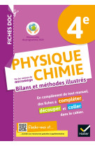 FICHES DOC Bilans et méthodes illustrés - Physique chimie 4e - Ed 2021 - Cahier élève