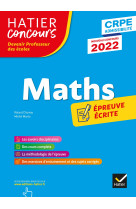 Mathématiques - CRPE 2022 - Epreuve écrite d'admissibilité