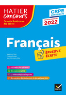 Français - CRPE 2022 - Epreuve écrite d'admissibilité