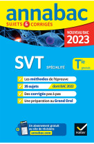 Annales du bac Annabac 2023 SVT Tle générale (spécialité)