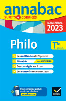 Annales du bac Annabac 2023 Philo Tle générale