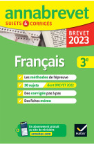 Annales du brevet Annabrevet 2023 Français 3e