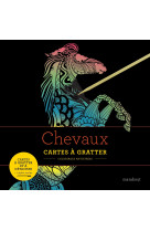 Livre à gratter  Chevaux