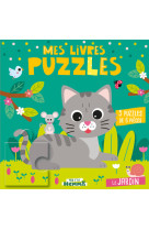 Mon P'tit Hemma - Mes Livres puzzles - Le jardin - 5 puzzles de 6 pièces