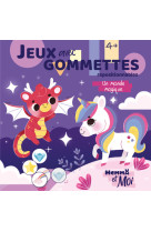 Hemma et Moi - Jeux avec gommettes - Un monde magique - repositionnables