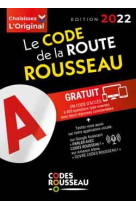 Code Rousseau de la route B 2022