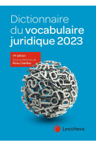 dictionnaire du vocabulaire juridique 2023