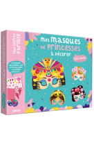 MON COFFRET D'ARTISTE - MES MASQUES DE PRINCESSES À DÉCORER