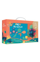 MON PREMIER LIVRE DE BAIN - JUJU LA TORTUE  (VALISETTE CARTON)