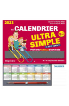 Frigobloc Le mini calendrier Ultra Simple pour une famille organisée ! (de sept. 2022 à déc. 2023)