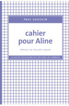 Cahier pour Aline