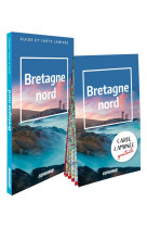 Bretagne nord (guide et carte laminée)