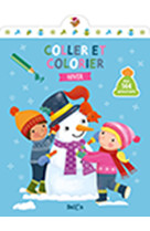 Coller et colorier - Hiver