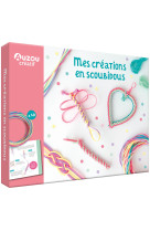 MON COFFRET D'ARTISTE - MES CRÉATIONS EN SCOUBIDOUS