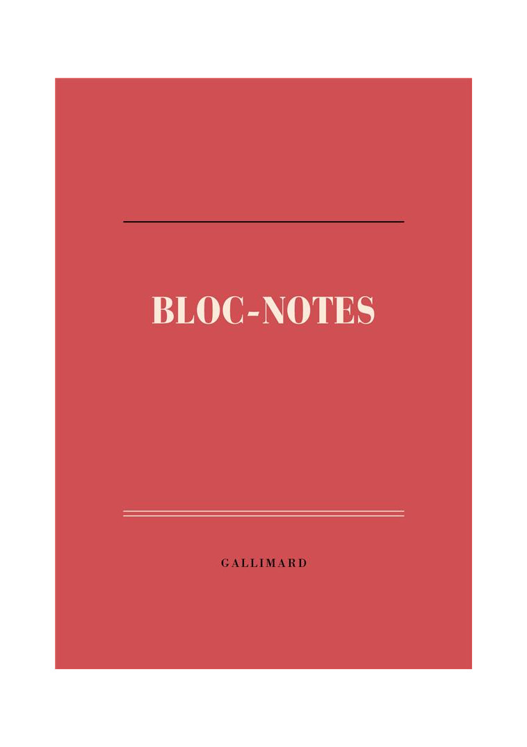 BLOC-NOTES DE PAPETERIE - COLLECTIF - NC