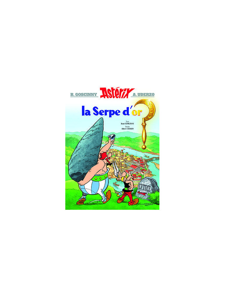 ASTERIX - T02 - ASTERIX - LA SERPE D'OR - N 2 - GOSCINNY/UDERZO - HACHETTE