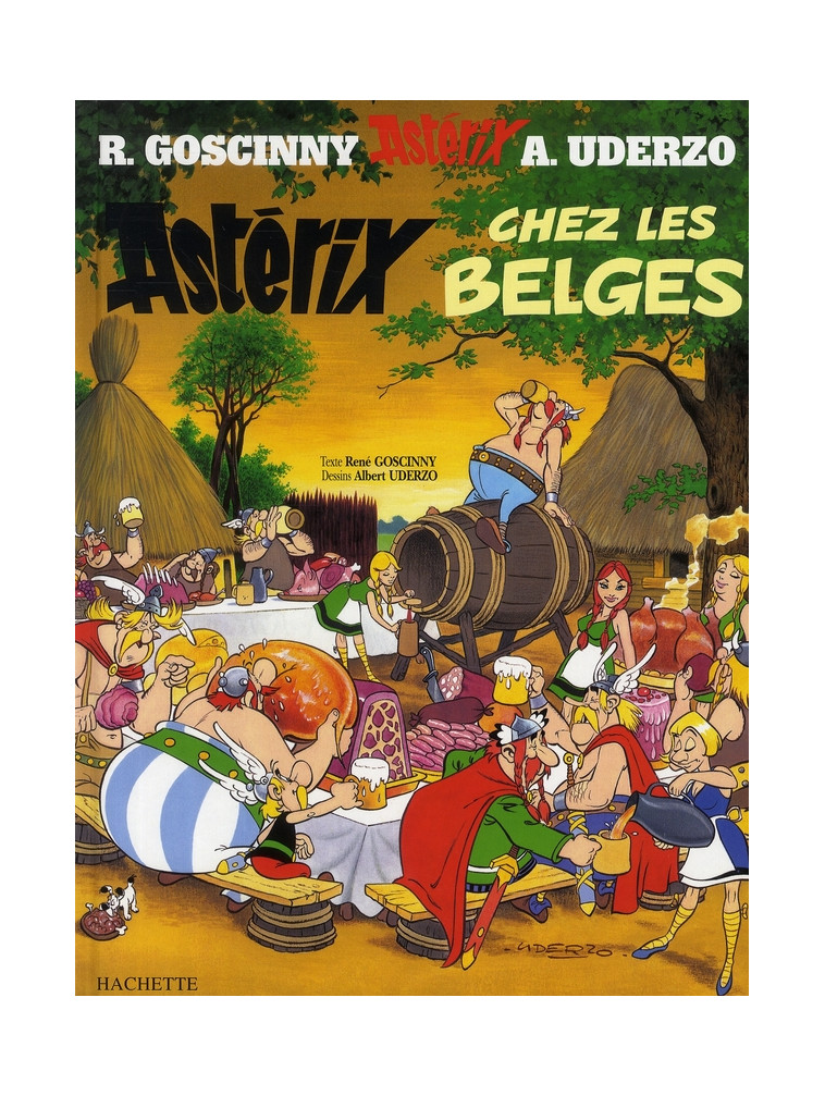 ASTERIX - T24 - ASTERIX - ASTERIX CHEZ LES BELGES - N 24 - GOSCINNY/UDERZO - HACHETTE