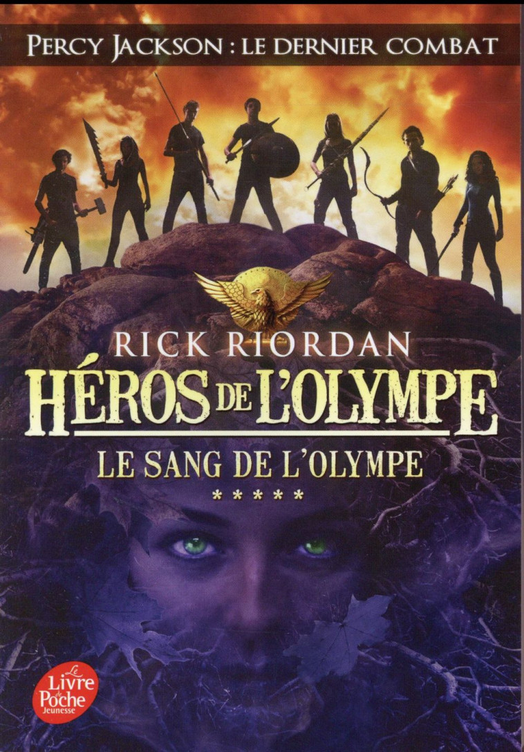 HEROS DE L'OLYMPE - TOME 5 - LE SANG DE L'OLYMPE - RIORDAN RICK - Le Livre de poche jeunesse