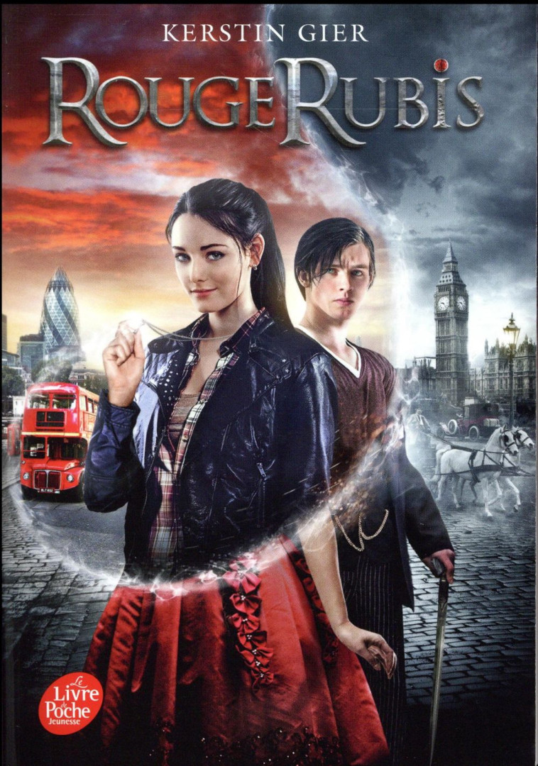 LA TRILOGIE DES GEMMES - ROUGE RUBIS - TOME 1 - GIER KERSTIN - Le Livre de poche jeunesse