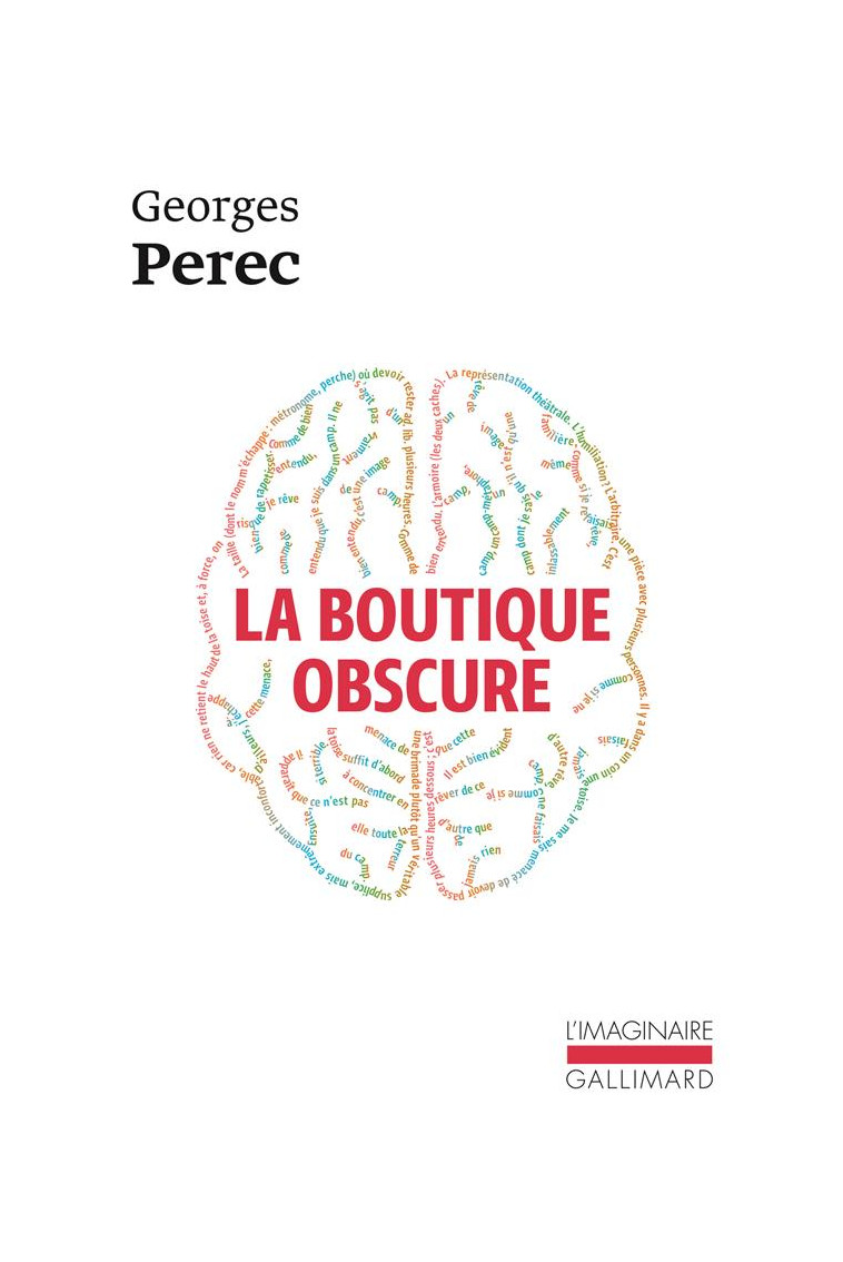 LA BOUTIQUE OBSCURE - 124 REVES - PEREC GEORGES - GALLIMARD