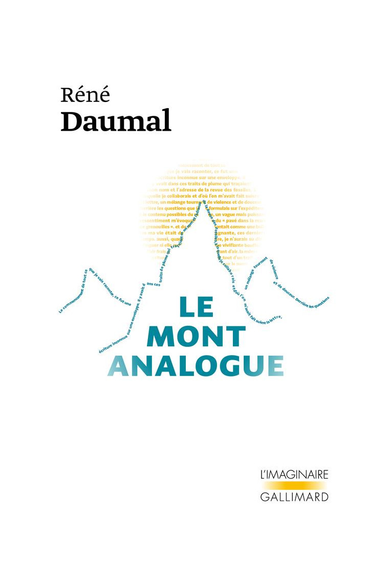 LE MONT ANALOGUE - DAUMAL RENE - GALLIMARD