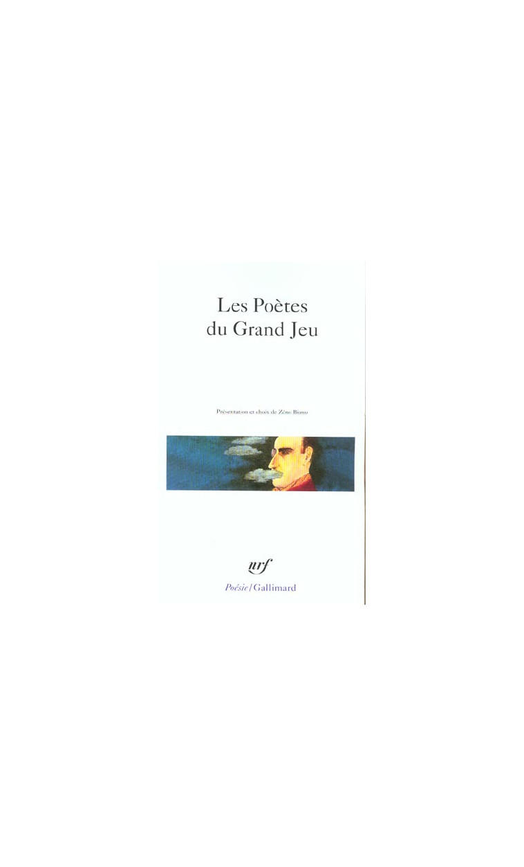 LES POETES DU GRAND JEU - COLLECTIF - GALLIMARD